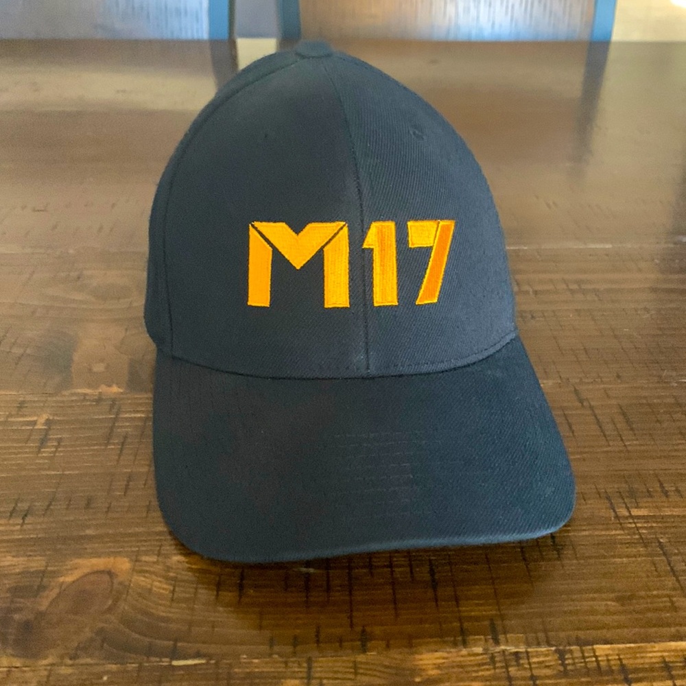 Sig Sauer M17 black snap back baseball cap hat NWOT